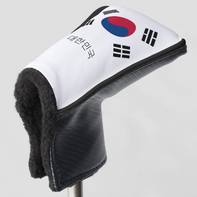 Golf South Korea & Korean Flag / Golf Clubs Covers (3/4 Front)