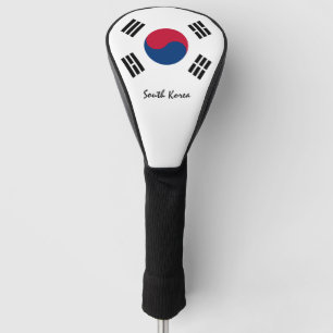 Golf South Korea & Korean Flag / Golf Clubs Covers