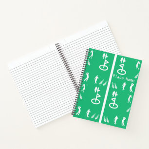 GOLF SPIRAL NOTEBOOK DESIGN 
