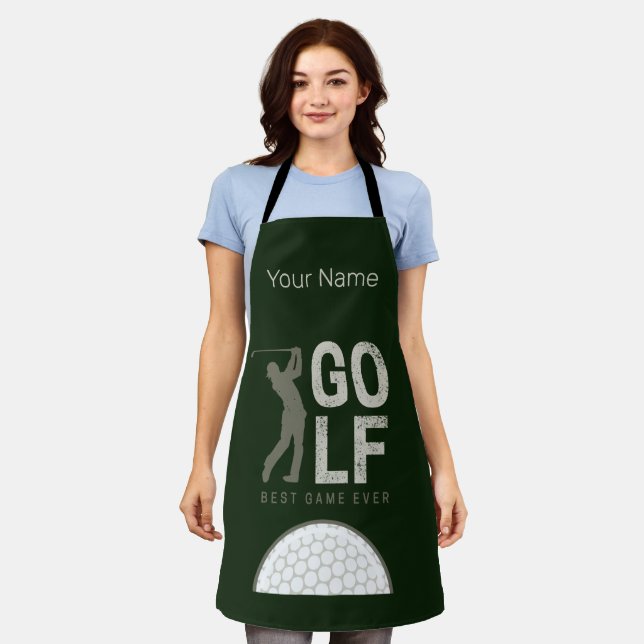 Golf Sport Best Game Ever for Golfers and Coaches Apron (Worn)