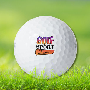 Golf sport david customisable golf ball