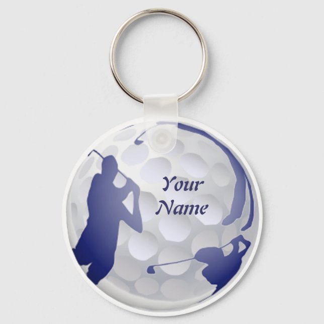 Golf, Sport Hobby Key Ring (Front)