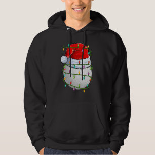 Golf Sports Xmas Lights Santa Golf Ball Christmas Hoodie