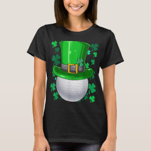 Golf St Patricks Day Irish Golf Ball Leprechaun Go T-Shirt