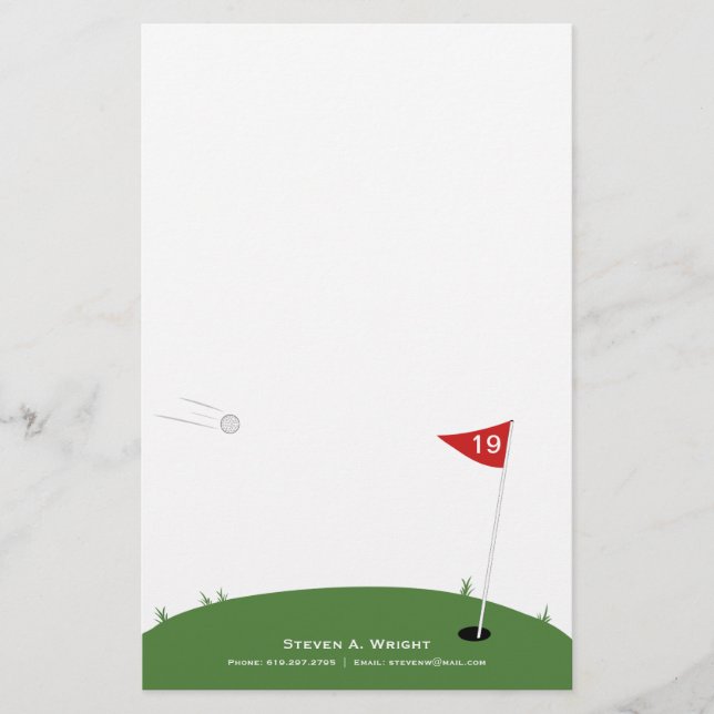 Golf Stationery (Front)