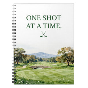 Golf Stationery Collection Premium Watercolor Notebook