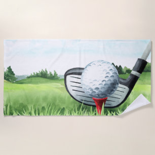 Golf Summer Beach Pool Towel
