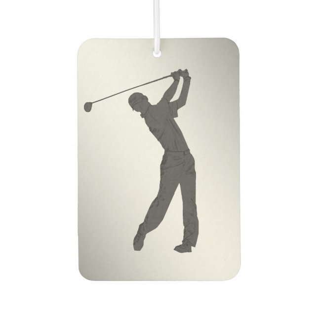 Golf Swinger Customisable Car Air Freshener (Front)