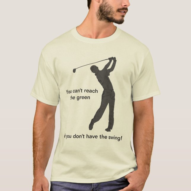 Golf Swinger Customisable T-Shirt (Front)