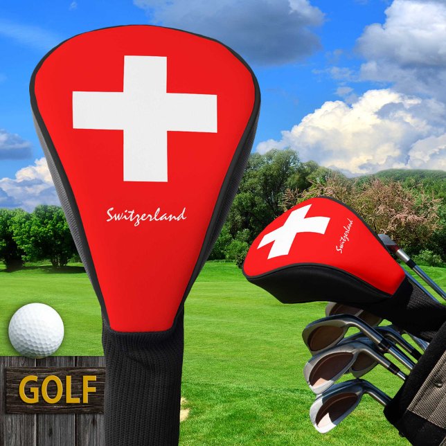 Golf Switzerland & Swiss Flag / Golf Clubs Covers (Creator Uploaded)
