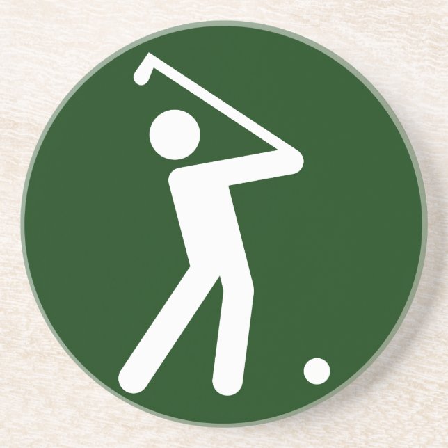 Golf Symbol Coaster (Front)