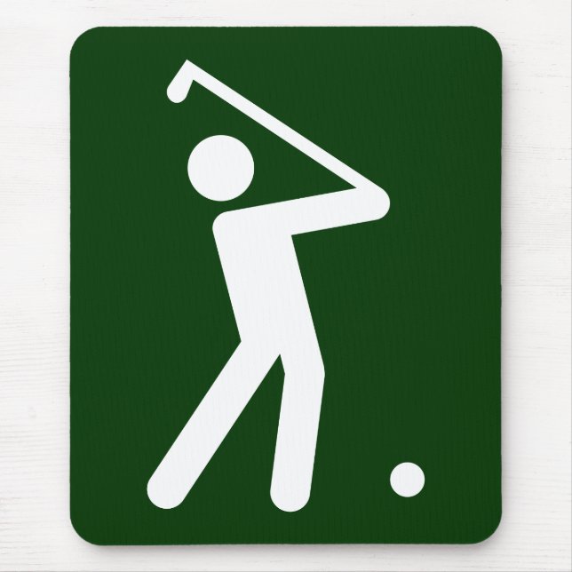 Golf Symbol Mousepad (Front)