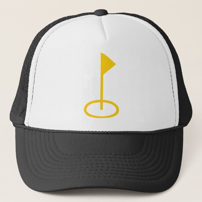 Golf Symbol Trucker Hat (Front)