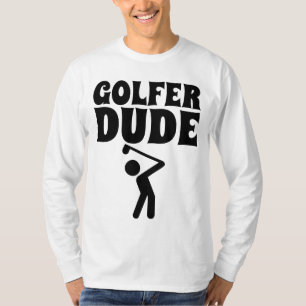 GOLF T-SHIRTS FOR MEN, GOLFER DUDE