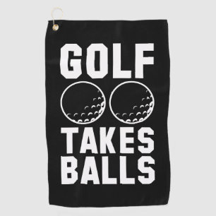 Golf Takes Balls Towel