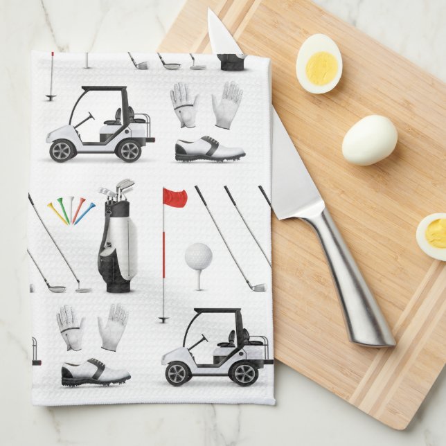 Golf Tea Towel (Quarter Fold)