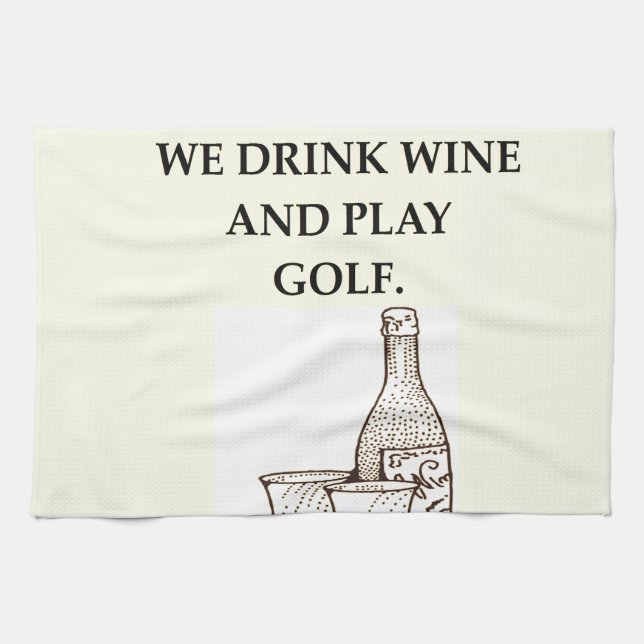 GOLF TEA TOWEL (Horizontal)