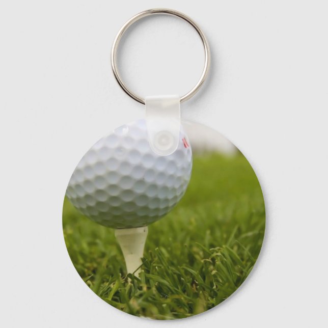 Golf Tee Design Keychain (Front)