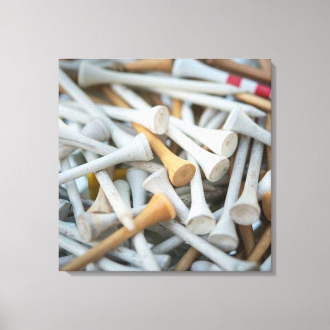 Golf Tees Canvas Print (Front)