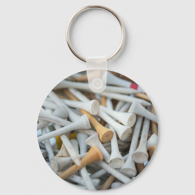 Golf Tees Key Ring (Front)