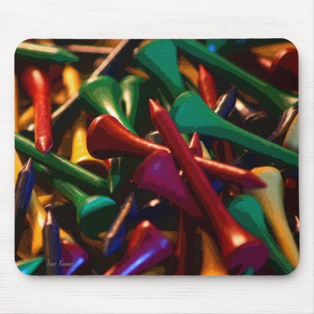 Golf Tees Mouse Pad (Front)