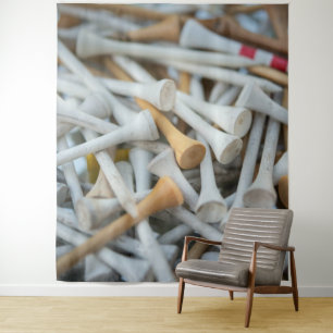 Golf Tees Tapestry