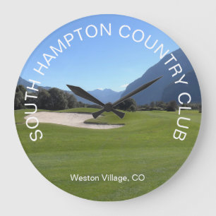Golf & Tennis Club Wall Clock