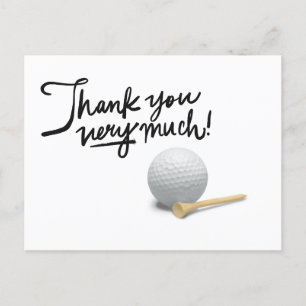 Golf Thank you card