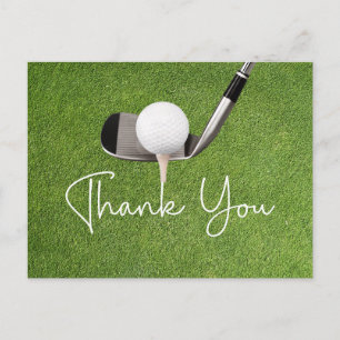 Golf  Thank you card 