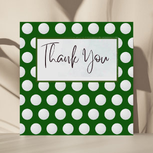 Golf  thank you card