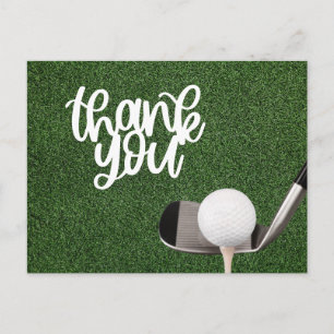 Golf Thank you card for golfer