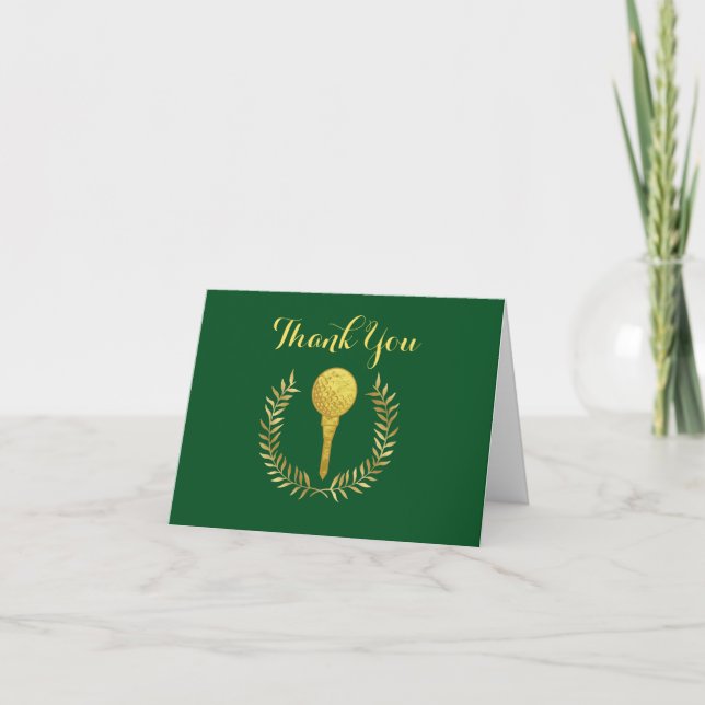 Golf Thank You Card (or customise it) (Front)