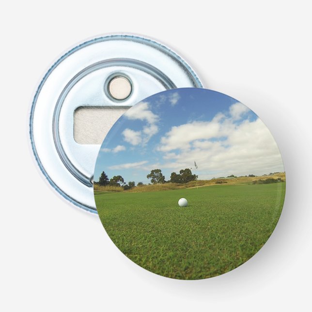 Golf The Game, Magnetic Bottle Opener. Opener (Front)