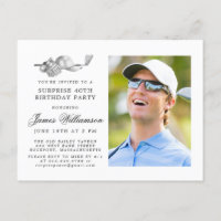 Golf Theme 40th SURPRISE Birthday Party Photo