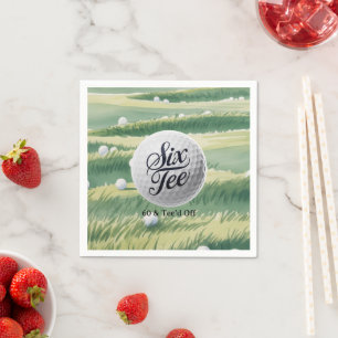Golf Theme 60 & Tee’d Off Birthday Party  Napkin