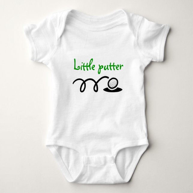 Golf theme baby outfit | Customisable design Baby Bodysuit (Front)