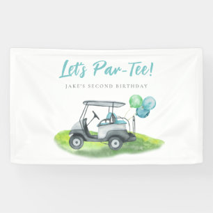 Golf Theme Birthday Banner