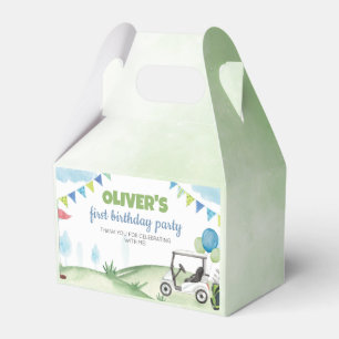 Golf Theme Boy Birthday Party Favour Box