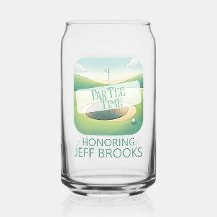 Golf Theme Drinkware Set Can Glass