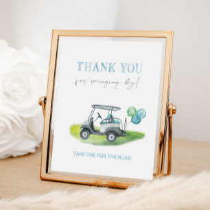 Golf Theme Favour Sign