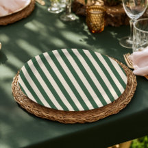 Golf Theme Green Stripes Bridal Shower