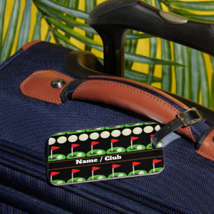 Golf Theme Luggage Tag