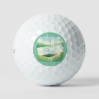 Golf Theme Par-Tee Monogram Golf Balls