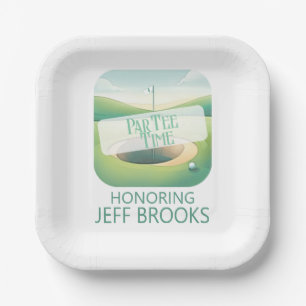 Golf Theme Party Paper Plate