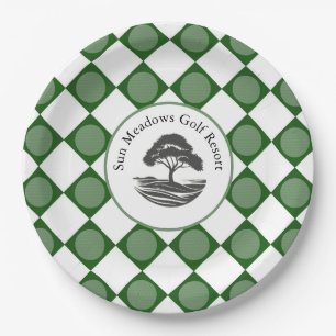 Golf Theme Party Plate