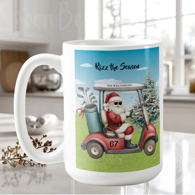 Golf Theme Rizz the Season 67 Name Coffee Mug (Creator Uploaded)