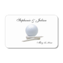 Golf Theme Wedding Pink Matchboxes