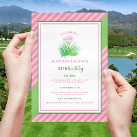 Golf-Themed Birthday Party Invite for Her