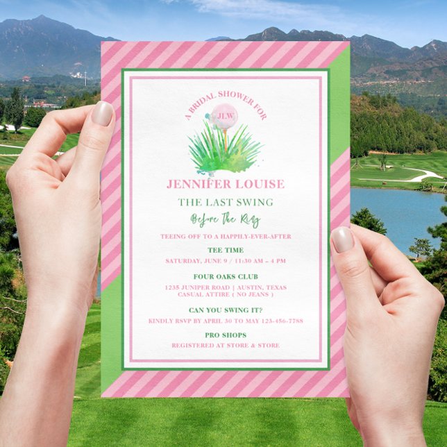 GOLF-THEMED BRIDAL SHOWER  INVITATION (Creator Uploaded)