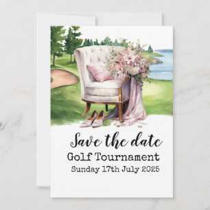 Golf-Themed Bridal Shower Invitation – Fore 